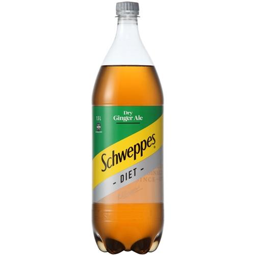 Schweppes Diet Dry Ginger Ale 1.5L