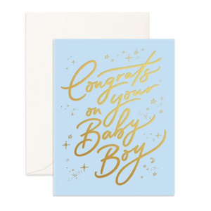 Fox & Fallow Baby Greeting Card ea