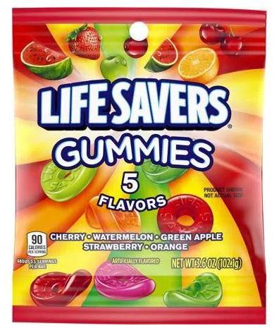 Lifesavers Gummies 5 Flavors 3.6 oz