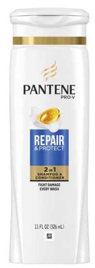 Pantene Repair & Protect  2 in 1 Shampoo & Conditioner 11oz