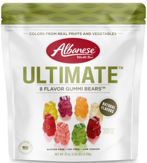 Albanese Ultimate 8 Flavor Gummi Bears Gluten Free 25 oz