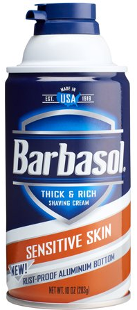 Barbasol Thick & Rich Sensitive Skin Shaving Cream