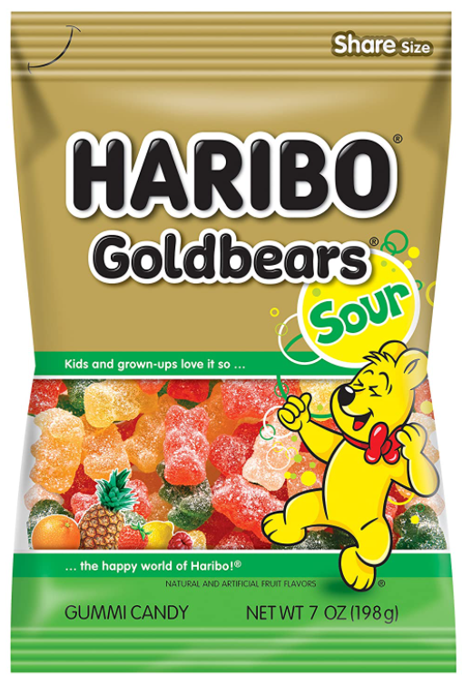 Haribo Sour Goldbears 7oz