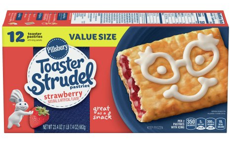 Pillsbury Toaster Strudel Pastries Strawberry 12ct