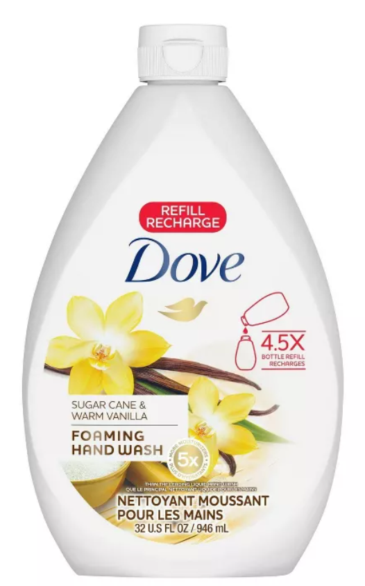 Dove Sugar Cane & Warm Vanilla Foaming Hand Wash 13.5 oz