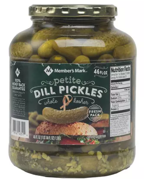 Member's Mark Petite Dill Pickles 46oz