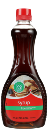 Food Club Lite Syrup 24 fl oz