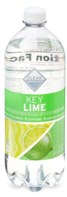 Clear American Key Lime Flavored Sparkling Water Beverage 33.8floz