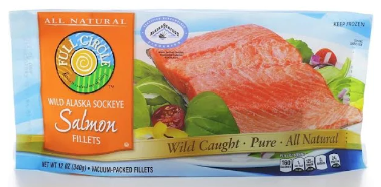 Full Circle Market Wild Caught Alaskan Sockeye Salmon 12 oz