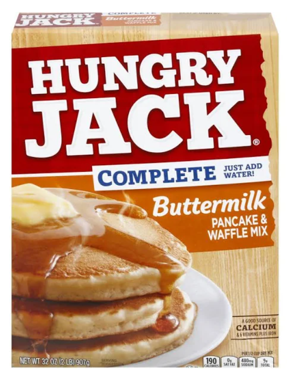 Hungry Jack Complete Buttermilk Pancake & Waffle Mix 32 oz