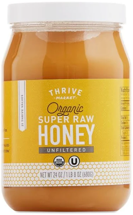 Thrive Market Organic Super Raw Honey unfiltered 24oz