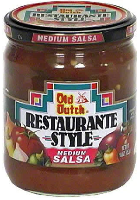 Old Dutch Restaurant Style Medium Salsa 16oz