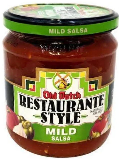 Old Dutch Restaurant Style Mild Salsa 16oz