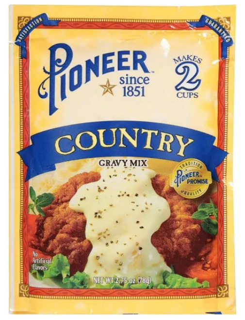 Pioneer Country Gravy Mix 2.75 oz