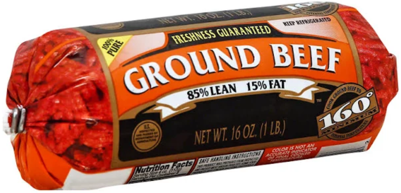 Ground Beef 85/15% 1 LB