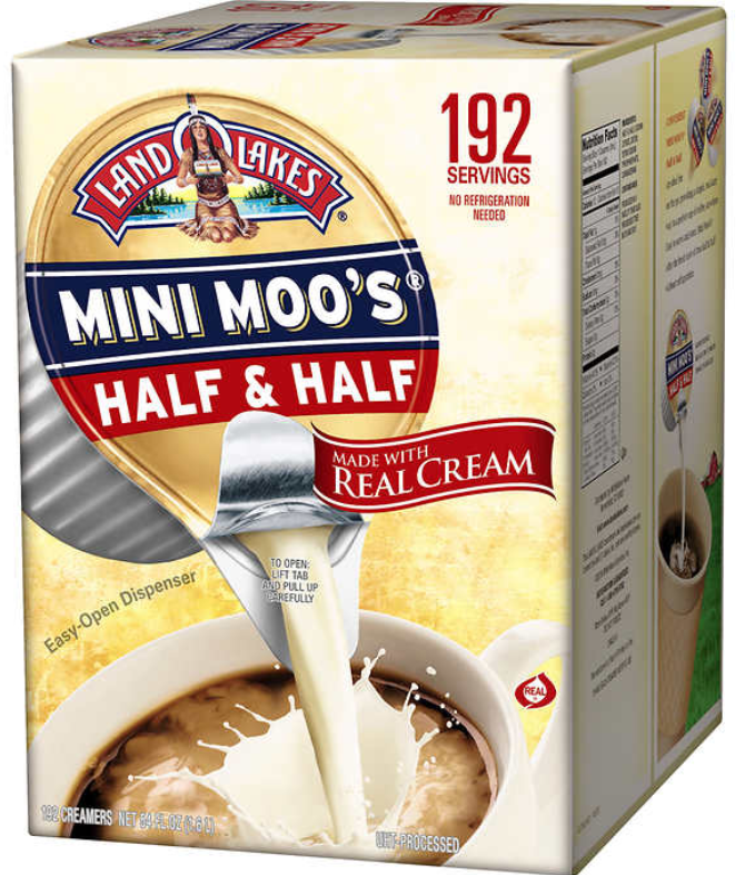 Land O Lakes Mini Moo's Half & Half Creamer - 192 creamers