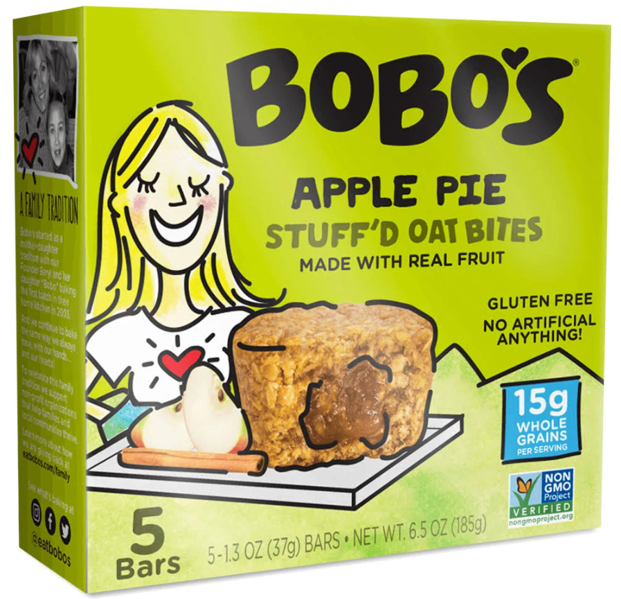 Bobo's Apple Pie Stuffed Oat Bite 5 / 1.3oz bites