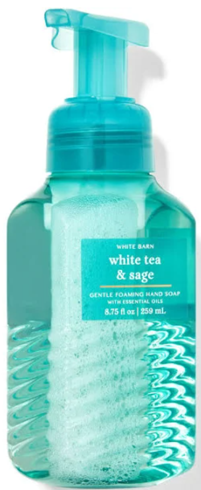 Bath & Body White Barn White Tea & Sage Gentle Foaming Hand Soap 8.75 fl oz