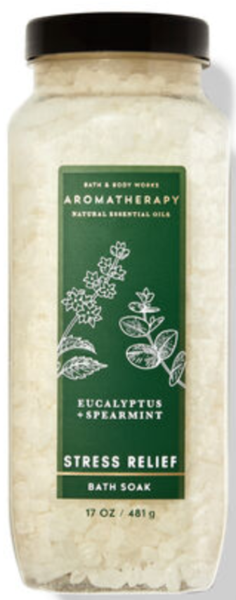 Bath & Body Works Eucalyptus + Spearmint Aromatherapy Stress Relief Bath Soak 17oz