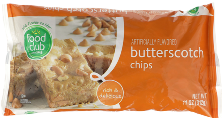 Food Club Butterscotch Chips 11 oz