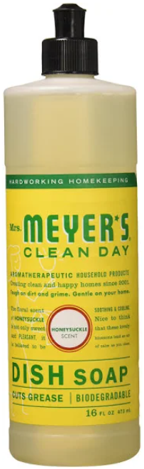 Mrs. Meyer's Clean Day Honeysuckle Dish Soap 16oz