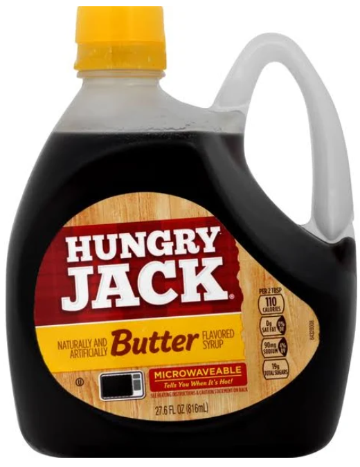 Hungry Jack Butter Flavored  Syrup 27.6 fl oz