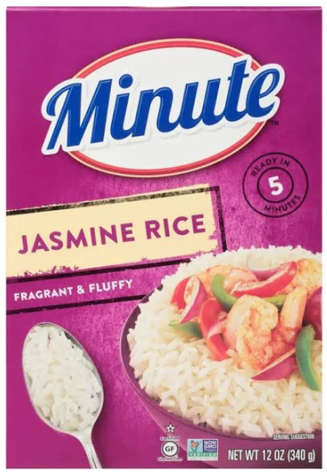 Minute Jasmine Rice 12 oz