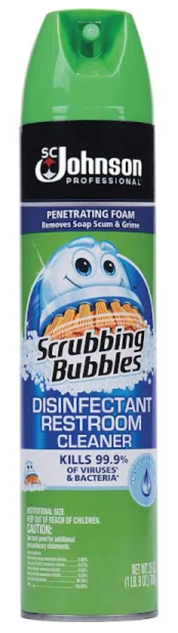 Scrubbing Bubbles Disinfectant Restroom Cleaner Rainshower 25oz