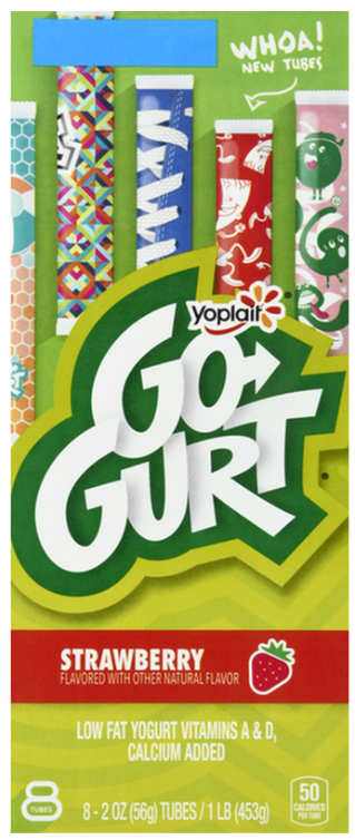 Yoplait Gogurt Strawberry  8- 2oz tubes