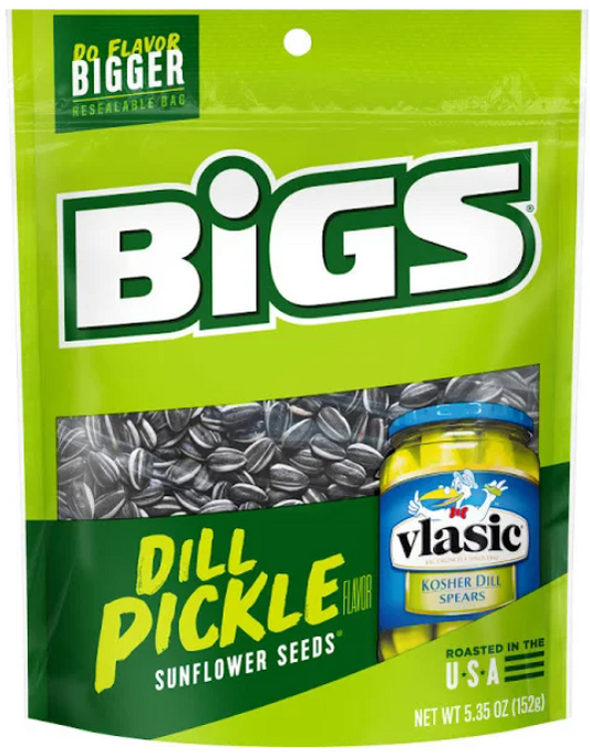 BiGS Dill Pickle Flavor Sunflower Seeds 5.35 oz