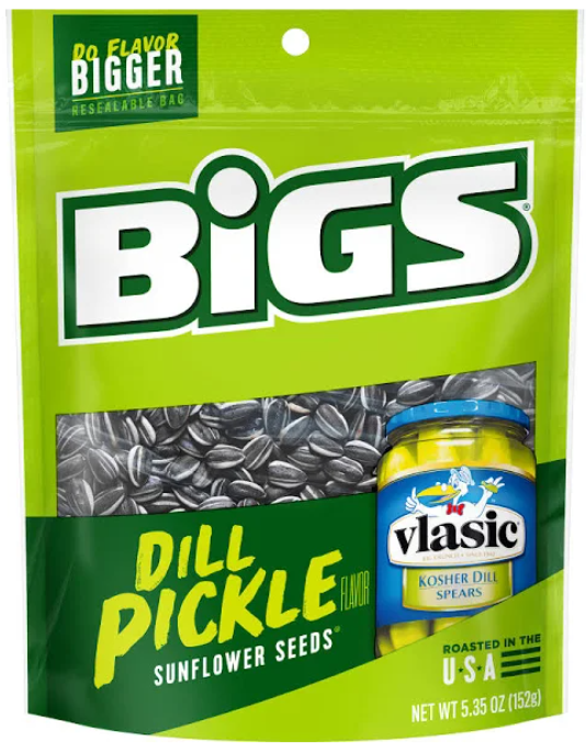 BiGS Dill Pickle Flavor Sunflower Seeds 5.35 oz