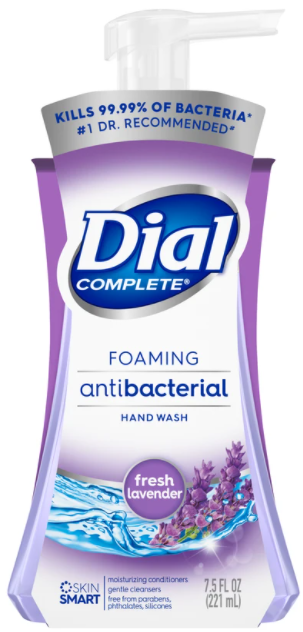 Dial Complete Antibacterial Foaming Hand Wash Fresh Lavender 7.5oz