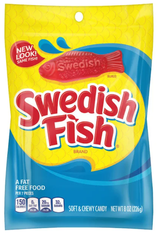 Swedish Fish Soft & Chewy Candy 8 oz