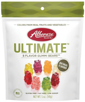 Albanese Ultimate 8 Flavor Gummi Bears Gluten Free 5 oz