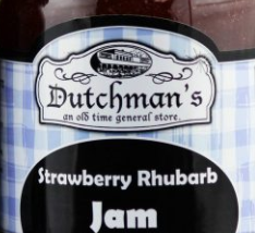 Dutchman's Strawberry Rhubarb Jam 9oz