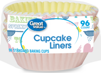 Great Value Cupcake Liners 96 ct