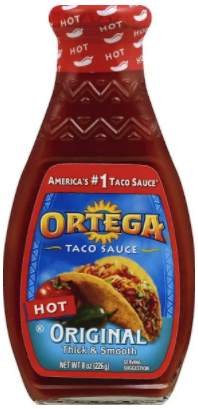 Ortega Taco Sauce Hot 8 oz