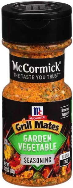 McCormick Grill Mates Garden Vegetable Seasoning Gluten Free 3.12oz