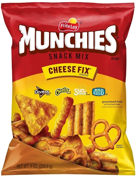 Frito Lay Cheese Fix Munchies Snack Mix 8 oz