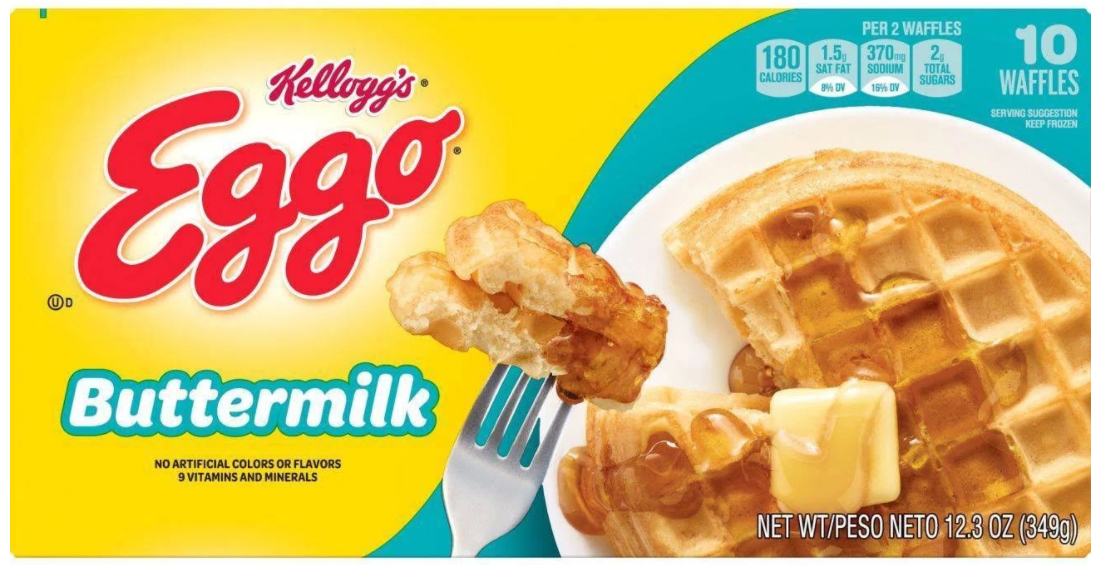 Kellogg's Eggo Buttermilk Waffle 10ct 12.3oz