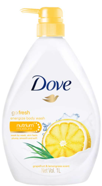 Dove Go Fresh Nutrium Moisture Grapefruit & Lemongrass 1Ltr