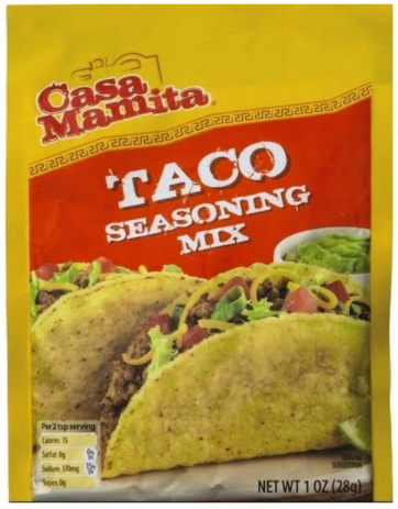 Casa Mamita Original Taco Seasoning 1oz