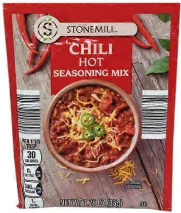 Stonemill Hot Chili Seasoning Mix 1.25oz