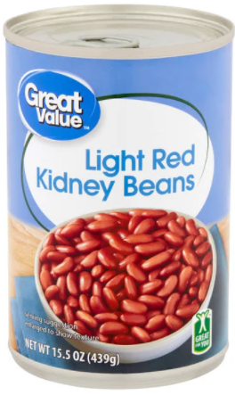 Great Value Light Red Kidney Beans 15.5 oz