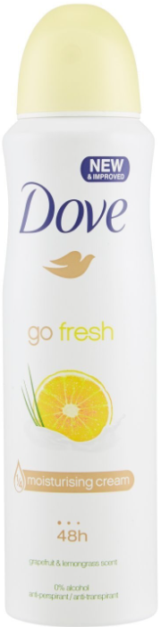 Dove Go Fresh Grapefruit & Lemongrass Anti-Perspirant/Anti-Transpirant 250ml