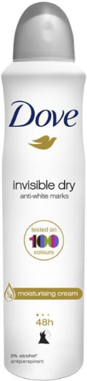 Dove Invisible Dry Clean Touch Anti-Perspirant/Anti-Transpirant 250ml