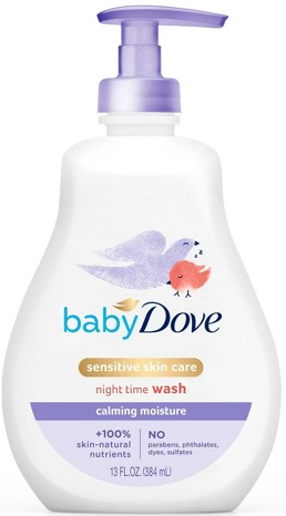 Baby Dove Night Time Tip to Toe Wash Calming Nights 13 fl oz