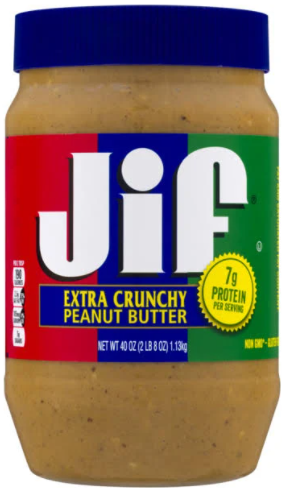 Jif Extra Crunchy Peanut Butter 40oz