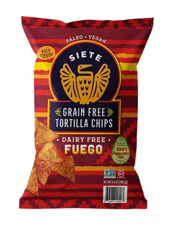 Siete Fuego Grain Free Tortilla Chips 9.5 oz