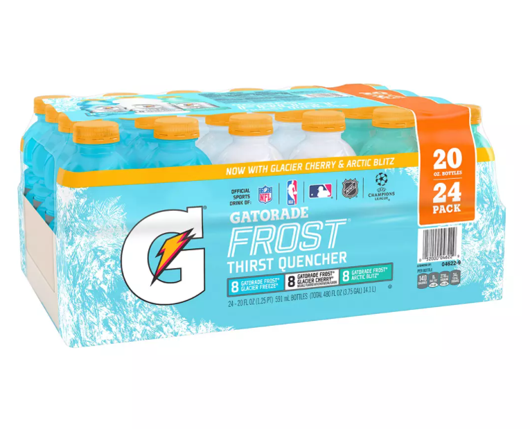 Gatorade Frost Thirst Quencher Variety Pack 20oz x 24pk